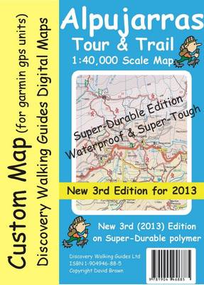 Book cover for Alpujarras Tour & Trail Custom Map