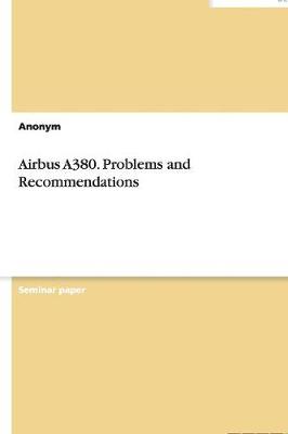 Book cover for Airbus A380. Problems and Recommendations