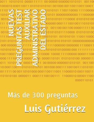 Book cover for Nuevas Preguntas Test Auxiliar Administrativo del Estado