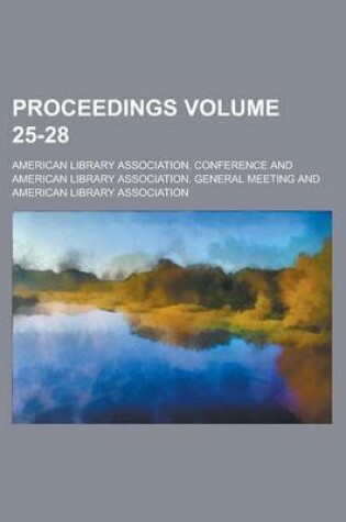 Cover of Proceedings Volume 25-28