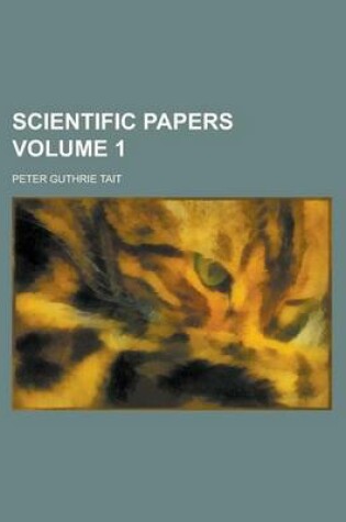 Cover of Scientific Papers Volume 1