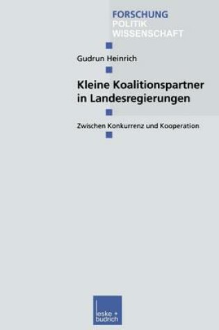 Cover of Kleine Koalitionspartner in Landesregierungen