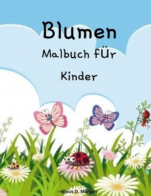 Book cover for Blumen Malbuch für Kinder