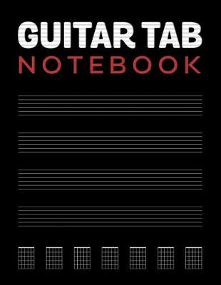 Book cover for Guitar Tab Notebook