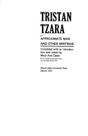 Book cover for Approximate Man, and Other Writings