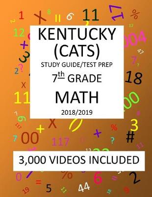 Book cover for 7th Grade KENTUCKY CATS, 2019 MATH, Test Prep