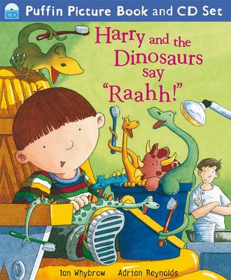 Book cover for Harry and the Dinosaurs Say "Raahh!"