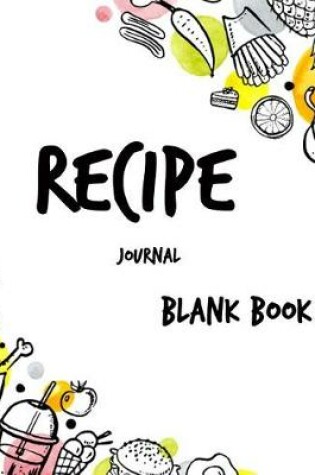 Cover of Recipe Journal Blank Book