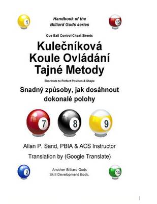 Book cover for Cue Ball Control Cheat Sheets (Czech)