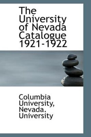 Cover of The University of Nevada Catalogue 1921-1922