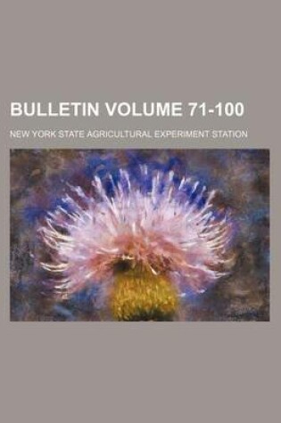 Cover of Bulletin Volume 71-100