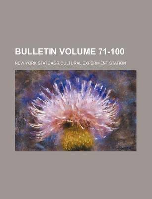 Book cover for Bulletin Volume 71-100