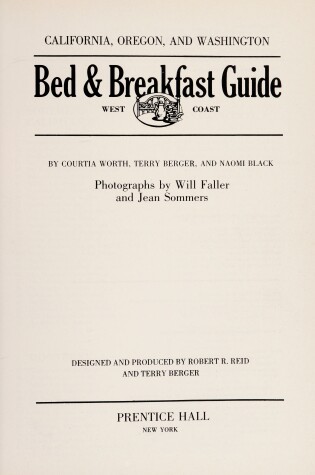 Cover of B&B West Coast R