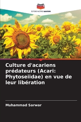 Book cover for Culture d'acariens pr�dateurs (Acari