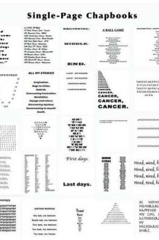 Cover of Single-Page Chapbooks