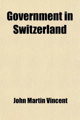 Book cover for Government in Switzerland