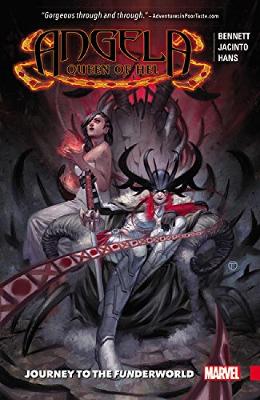 Book cover for Angela: Queen of Hel - Journey to the Funderworld