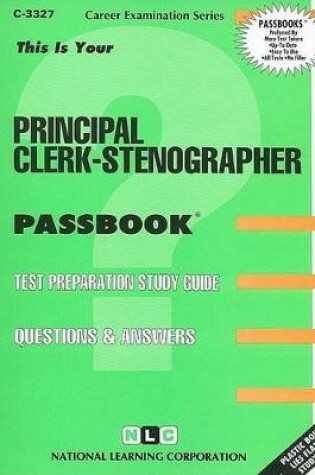 Cover of Principal Clerk-Stenographer