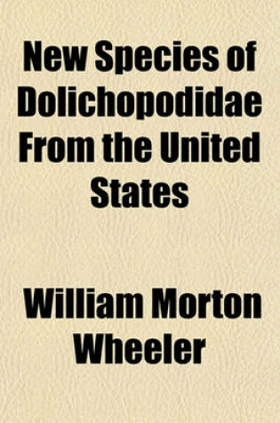 Cover of New Species of Dolichopodidae from the United States