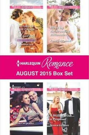 Cover of Harlequin Romance August 2015 Box Set