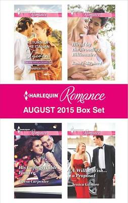 Book cover for Harlequin Romance August 2015 Box Set