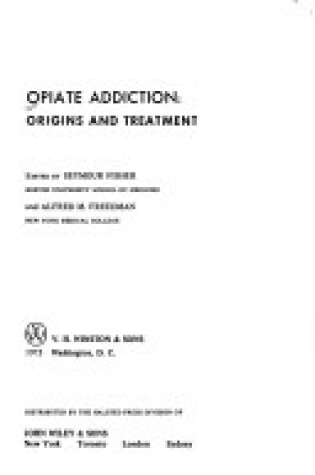 Cover of Opiate Addiction