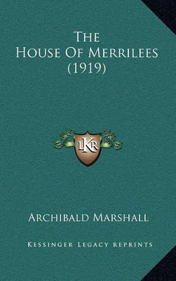 Book cover for The House of Merrilees (1919)