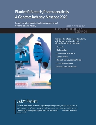 Book cover for Plunkett's Biotech, Pharmaceuticals & Genetics Industry Almanac 2025