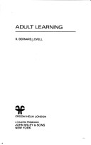 Book cover for Lovell: Adult *Learning*