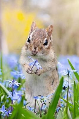 Book cover for Chipmunk with a Flower - Blank Notebook