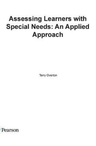 Cover of Assessing Learners with Special Needs