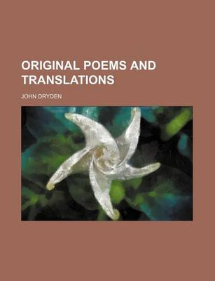 Book cover for Original Poems and Translations