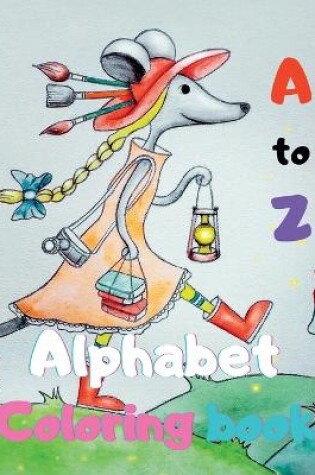 Cover of A to Z Alphabet Coloring book