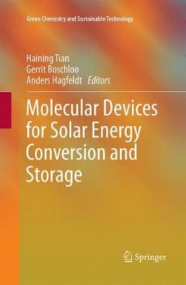 Cover of Molecular Devices for Solar Energy Conversion and Storage