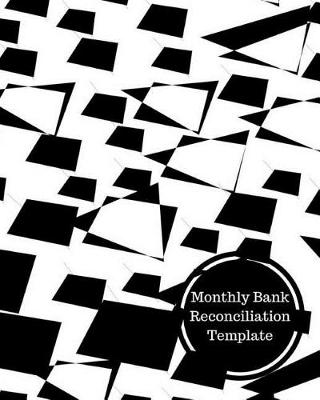 Book cover for Monthly Bank Reconciliation Template