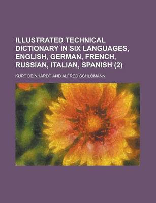 Book cover for Illustrated Technical Dictionary in Six Languages, English, German, French, Russian, Italian, Spanish (2)