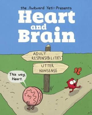 Book cover for Heart and Brain: An Awkward Yeti Collection