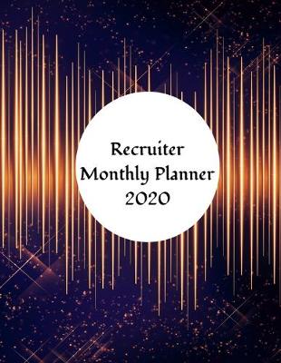 Book cover for Recruiter Monthly Planner