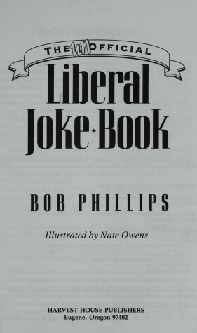 Book cover for The Unofficial Liberal Joke Book