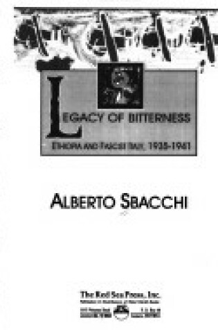 Cover of Legacy of Bitterness