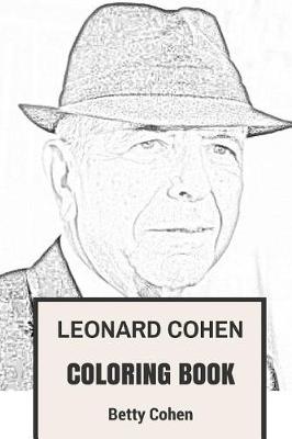 Book cover for Leonard Cohen Coloring Book