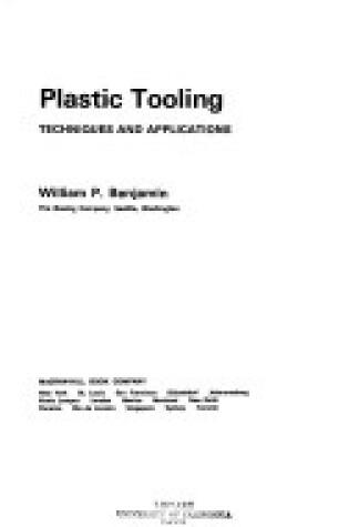 Cover of Plastic Tooling