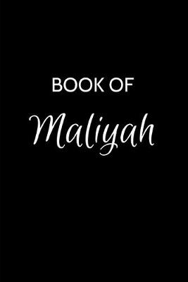 Book cover for Book of Maliyah