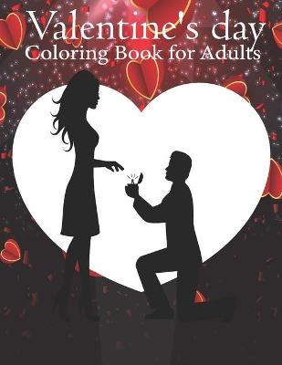 Book cover for Valentine's day Coloring Book For Adults