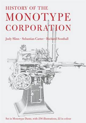 Book cover for History of the Monotype Corporation