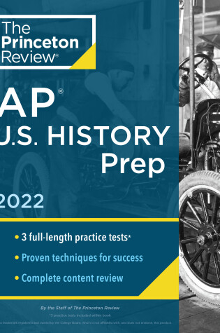 Cover of Princeton Review AP U.S. History Prep, 2022