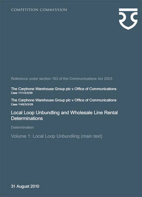 Cover of The Carphone Warehouse Group plc v Office of Communications Case 1111/3/3/09;  The Carphone Warehouse Group plc v Office of Communications Case 1149/3/3/09