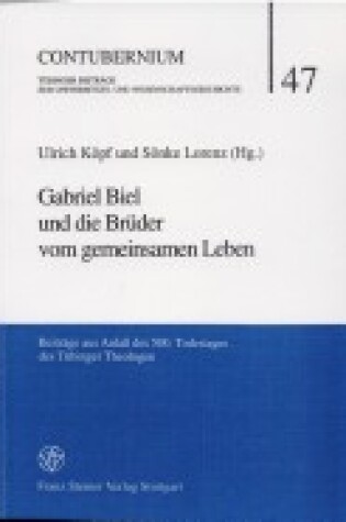 Cover of Gabriel Biel Und Die Brueder Vom Gemeinsamen Leben