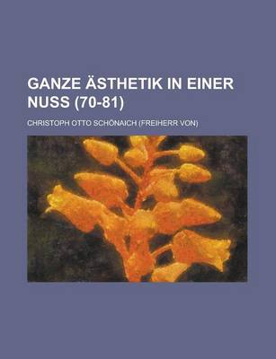 Book cover for Ganze Asthetik in Einer Nuss (70-81)