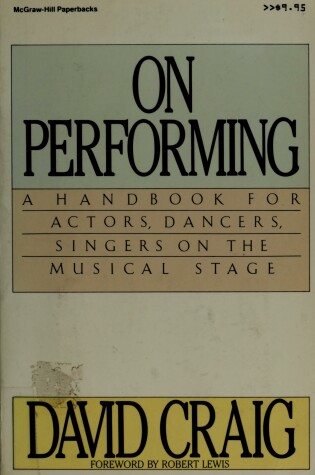 Cover of On Performing